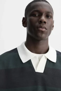 Sale POLO RAYAS COMBINADO Hombre Polos