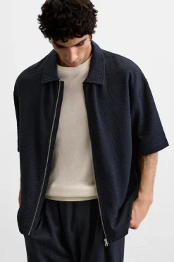 Best POLO SEERSUCKER CREMALLERA Hombre Camisas