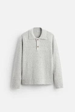 Clearance POLO TEXTURA BOUCLÉ Hombre Jerséis / Chaquetas|Polos