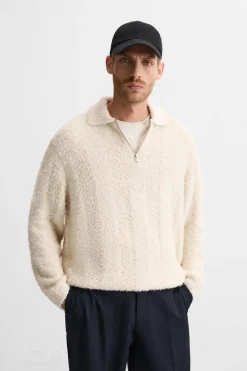 Best POLO TEXTURA BOUCLÉ Hombre Jerséis / Chaquetas|Polos