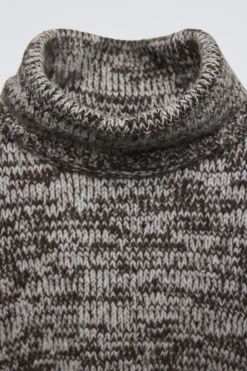 Niños ZARA 6 - 14 Años·Punto|6 - 14 Años·Total Look<PONCHO PUNTO JASPEADO