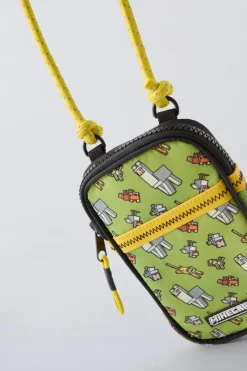 Niños ZARA 6 - 14 Años·Bolsos / Mochilas|6 - 14 Años·Bolsos / Mochilas<PORTAMÓVIL MINECRAFT © MOJANG AB. ™