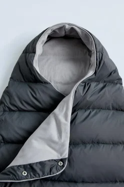 Niños ZARA 0 - 6 Meses·Sacos / Buzos|6 - 18 Meses·Abrigos / Buzos<SACO PORTABEBÉS PLUMA PLUMÓN NYLON