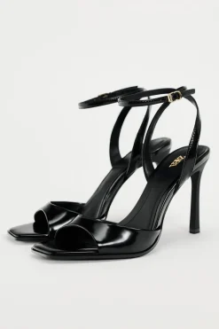 Sale SANDALIA ACHAROLADA TACÓN Mujer Zapatos