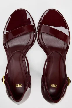 Best SANDALIA ACHAROLADA TIRA Mujer Zapatos