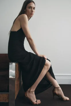 Fashion SANDALIA METALIZADA TACÓN OVALADO Mujer Zapatos