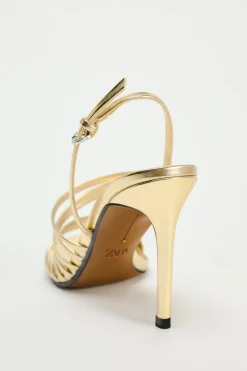 Outlet SANDALIA METALIZADA TIRAS Mujer Zapatos