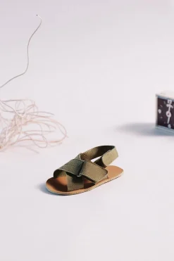 Niños ZARA 0 - 6 Meses·Patucos<SANDALIA PIEL CRUZADA