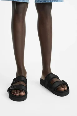 Outlet SANDALIA PIEL DOBLE TIRA Hombre Zapatos