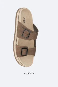 Clearance SANDALIA PIEL DOBLE TIRA Hombre Zapatos