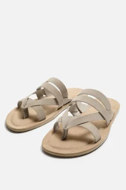 Outlet SANDALIA PIEL TIRAS Hombre Zapatos