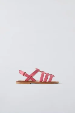 Niños ZARA 1½ - 6 Años·Zapatos<SANDALIA PIEL TIRAS