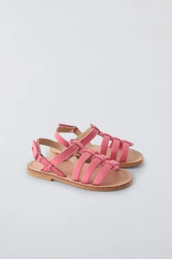 Niños ZARA 1½ - 6 Años·Zapatos<SANDALIA PIEL TIRAS