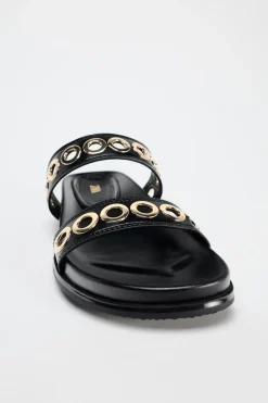 Outlet SANDALIA PLANA APLIQUES Mujer Zapatos