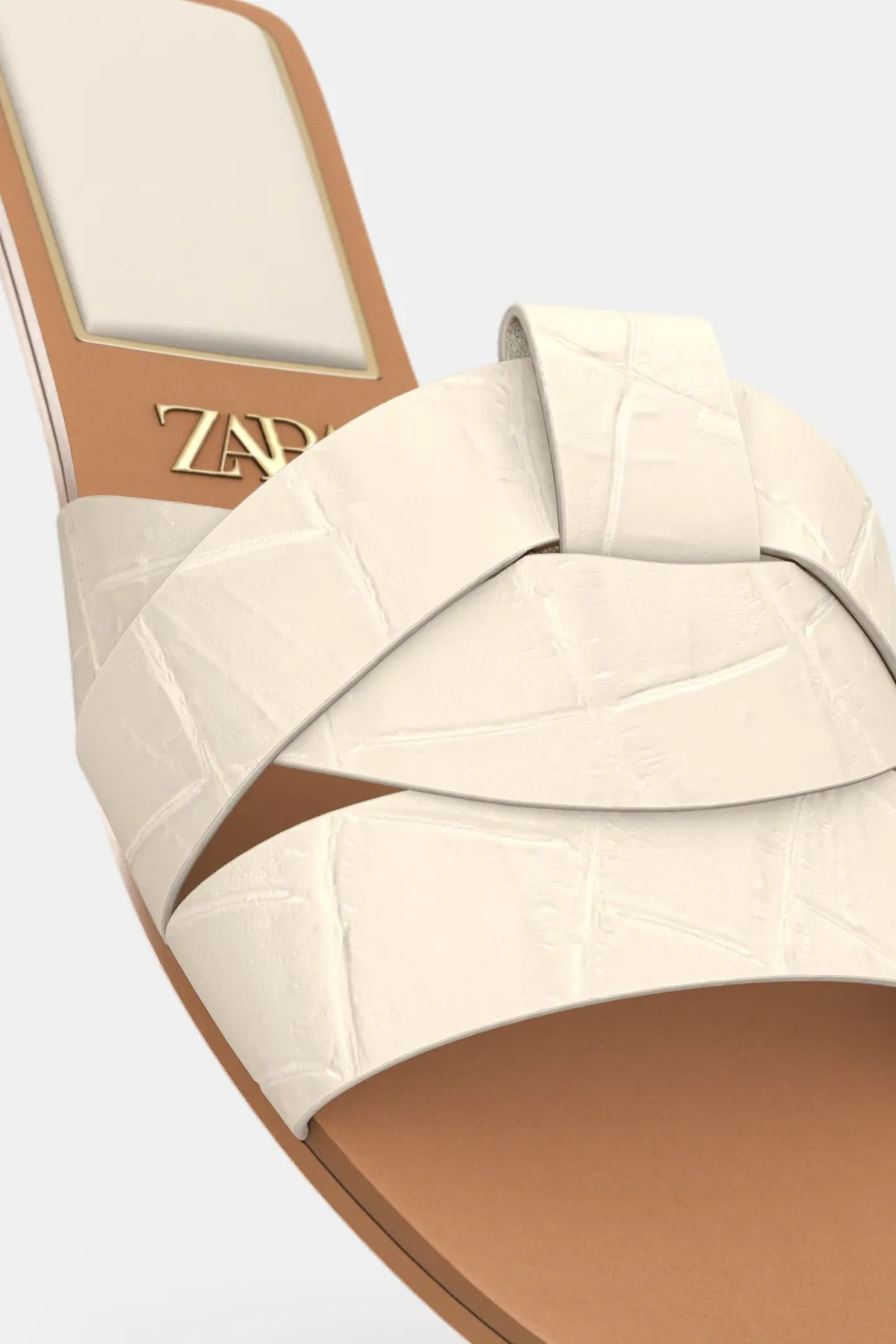 New SANDALIA PLANA CRUZADA Mujer Zapatos