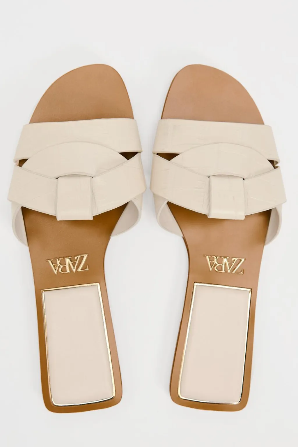 New SANDALIA PLANA CRUZADA Mujer Zapatos