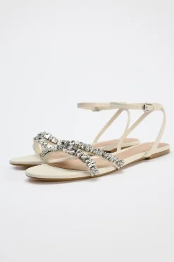 New SANDALIA PLANA JOYAS Mujer Zapatos