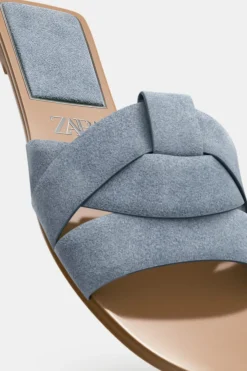 Clearance SANDALIA PLANA PIEL CRUZADA Mujer Zapatos