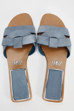 Clearance SANDALIA PLANA PIEL CRUZADA Mujer Zapatos