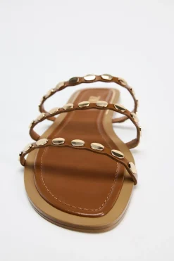 Fashion SANDALIA PLANA TRIPLE TIRA Mujer Zapatos