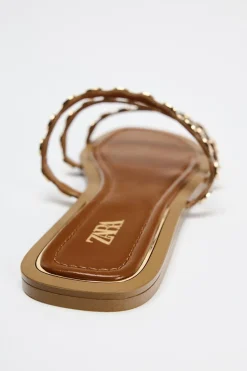 Fashion SANDALIA PLANA TRIPLE TIRA Mujer Zapatos