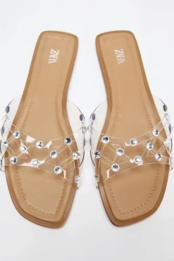 Sale SANDALIA PLANA VINILO BRILLOS Mujer Zapatos