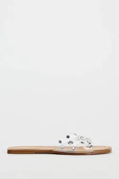 Sale SANDALIA PLANA VINILO BRILLOS Mujer Zapatos