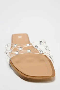 Sale SANDALIA PLANA VINILO BRILLOS Mujer Zapatos