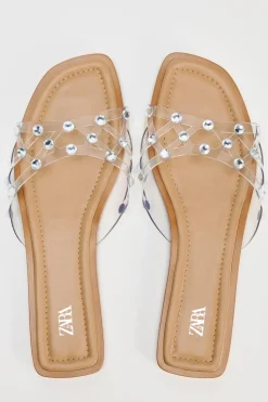 Sale SANDALIA PLANA VINILO BRILLOS Mujer Zapatos