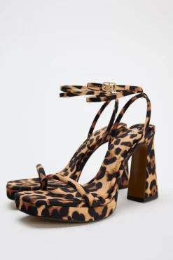 Sale SANDALIA PLATAFORMA ESTAMPADO ANIMAL Mujer Zapatos