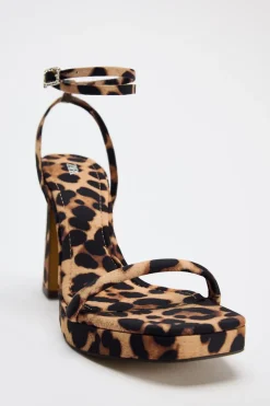Sale SANDALIA PLATAFORMA ESTAMPADO ANIMAL Mujer Zapatos