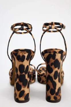 Sale SANDALIA PLATAFORMA ESTAMPADO ANIMAL Mujer Zapatos