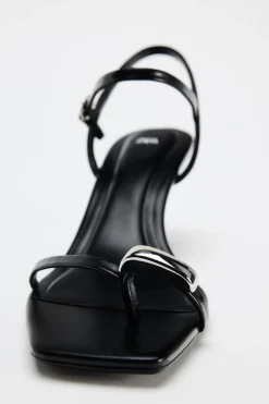 Online SANDALIA TACÓN ADORNO Mujer Zapatos