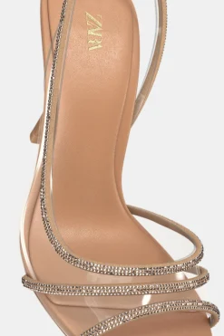 Hot SANDALIA TACÓN ALTO VINILO BRILLOS Mujer Zapatos