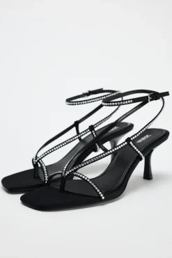 Sale SANDALIA TACÓN BRILLOS Mujer Zapatos