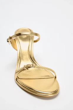 Best SANDALIA TACÓN HEBILLAS METALIZADA Mujer Zapatos