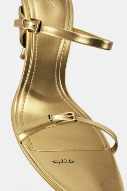 Best SANDALIA TACÓN HEBILLAS METALIZADA Mujer Zapatos