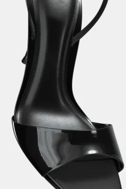 New SANDALIA TIRA TACÓN METALIZADO Mujer Zapatos