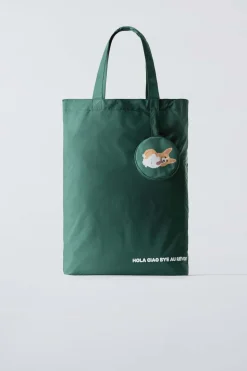 Niños ZARA 6 - 14 Años·Bolsos / Mochilas|6 - 14 Años·Bolsos / Mochilas<SHOPPER PLEGABLE PERRITO