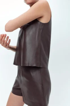 Clearance SHORTS 100% PIEL Mujer Pantalones|Faldas / Shorts