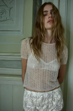 Sale SHORTS BORDADOS ABALORIOS Mujer Faldas / Shorts