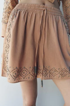 Outlet SHORTS BORDADOS ABALORIOS ZW COLLECTION Mujer Faldas / Shorts