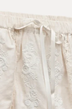 Discount SHORTS BORDADOS CON LINO Mujer Faldas / Shorts