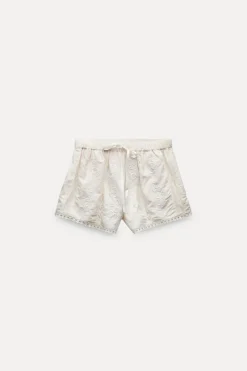 Discount SHORTS BORDADOS CON LINO Mujer Faldas / Shorts