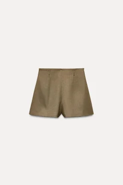 Discount SHORTS CUADROS TIRO ALTO Mujer Faldas / Shorts