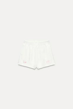 Sale SHORTS FELPA TEXTO Mujer Faldas / Shorts