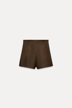 Online SHORTS TIRO ALTO CUADROS Mujer Faldas / Shorts