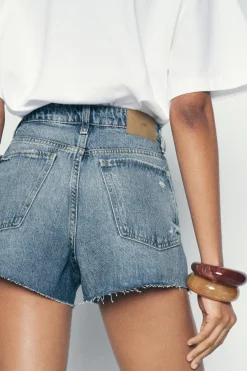 Online SHORTS Z1975 DENIM BAJO ROTOS Mujer Faldas / Shorts