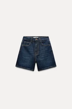 Fashion SHORTS Z1975 DENIM MOM SHORT TIRO ALTO Mujer Faldas / Shorts