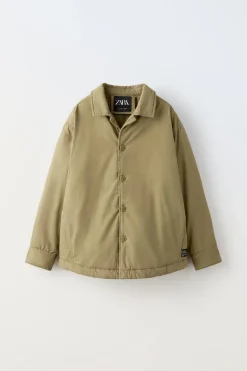 Niños ZARA 6 - 14 Años·Camisas / Sobrecamisas<SOBRECAMISA ACOLCHADA